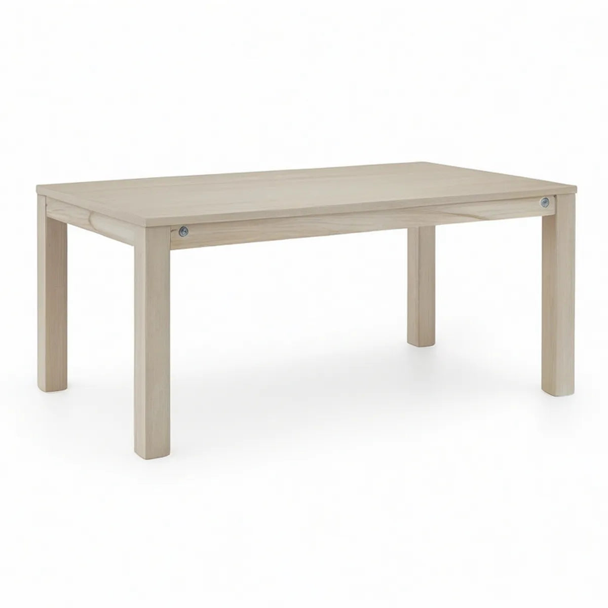 Prostokątny stół do jadalni z litego drewna sosnowego, jasny naturalny sosnowy, 120 x 75 x 73 cm